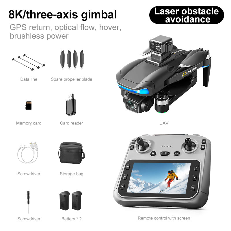 2026- V06S latest three-axis gimbal GPS drone