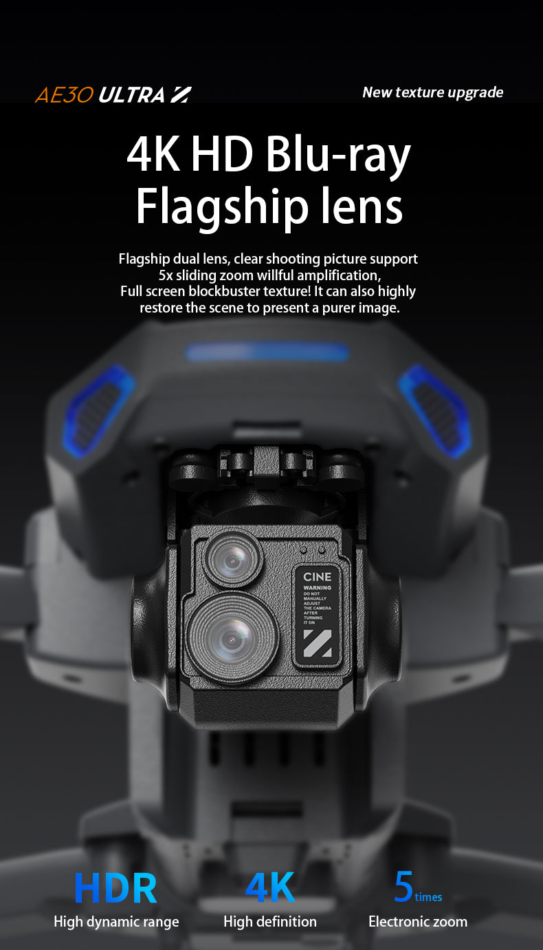 AE30 Ultra camera and airframe detail