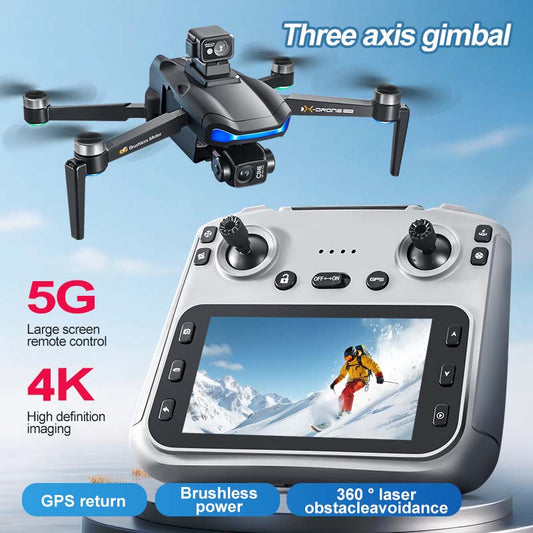 2026- V06S latest three-axis gimbal GPS drone