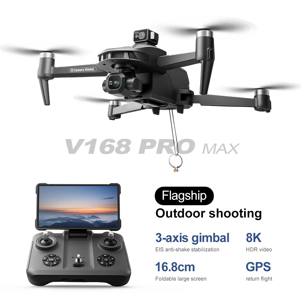 Portable UAV-V168 PRO MAX