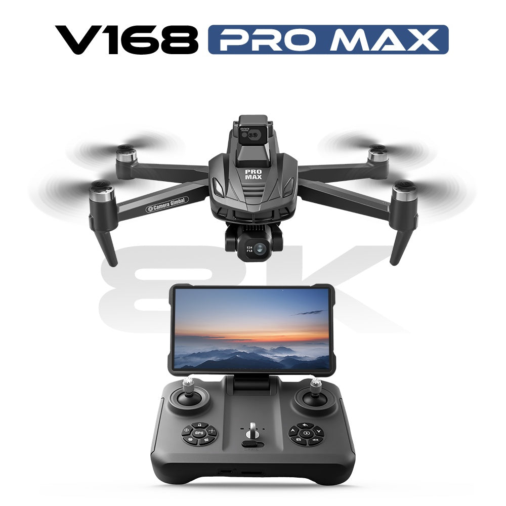 V168 PRO MAX aircraft and foldable screen controller