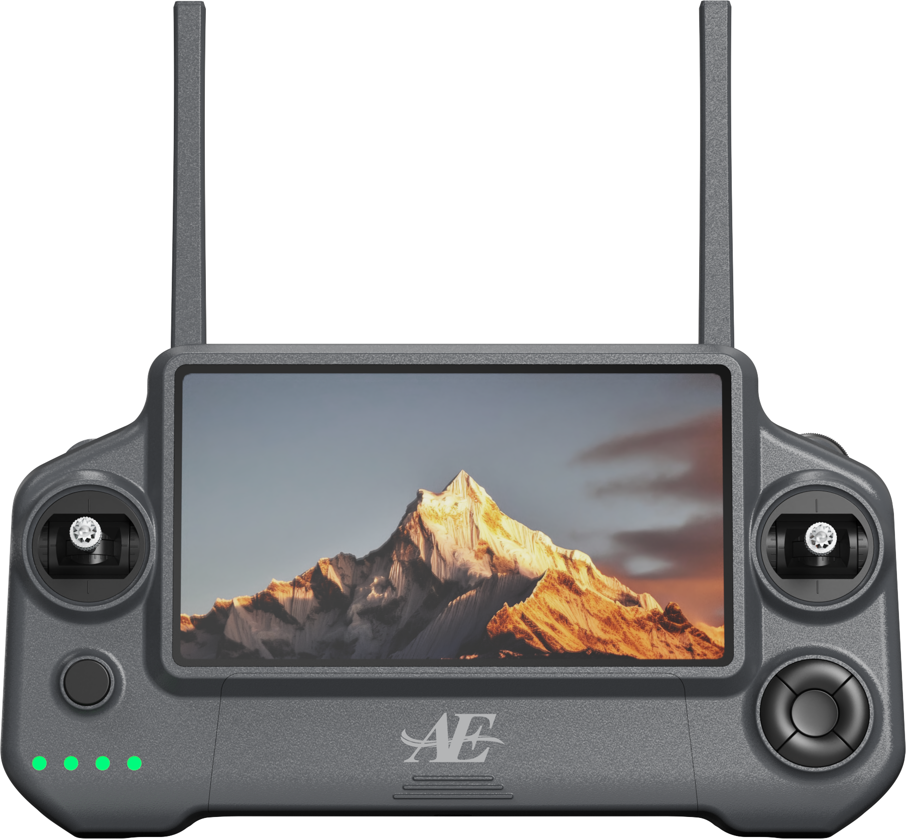 AE30 Ultra handheld controller with integrated screen and two control sticks